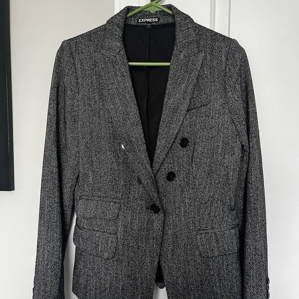 Express Women’s Gray Blazer